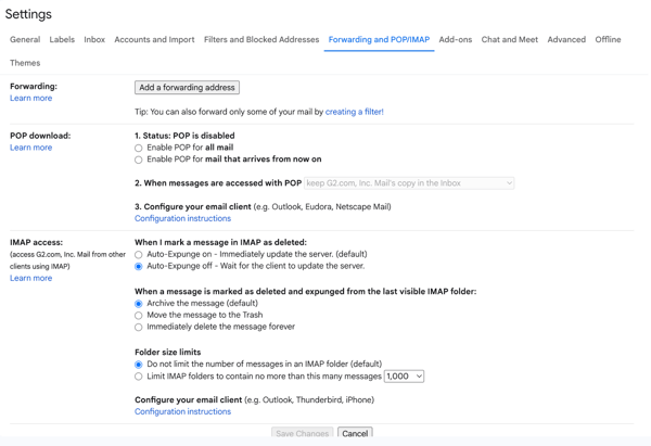 Work and admin readiness in Gmail