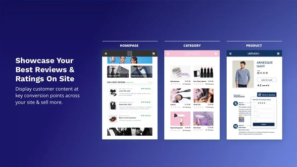 Yotpo customer content display