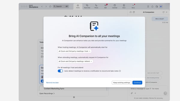 Zooms AI Companion