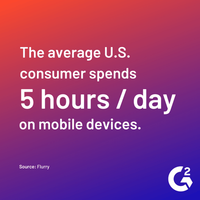 5 hours app usage statistic