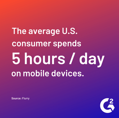 5 hours app usage statistic