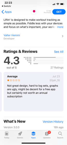average review