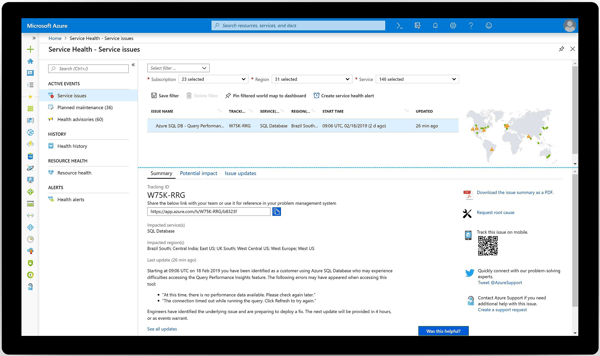 azure service health