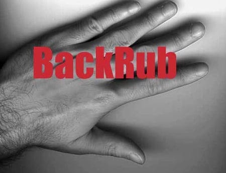 backrub logo design