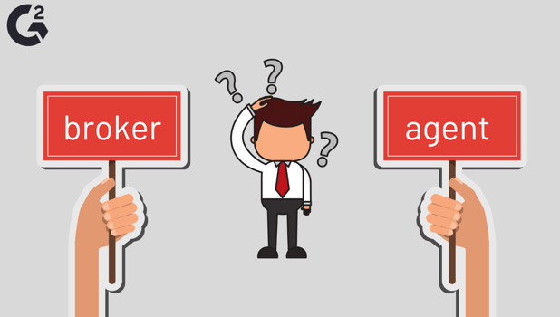 difference between real estate broker vs agent