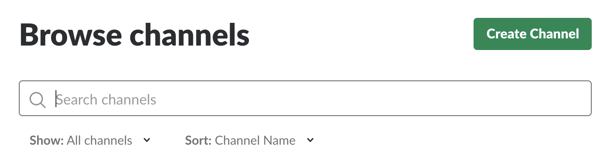 browse-Slack-channel
