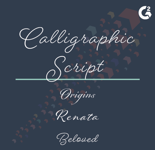 calligraphic script examples