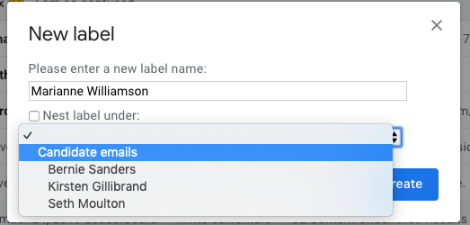 choose a nesting option