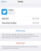 clear cached data on iOS