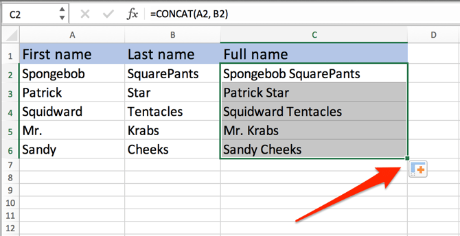 How To Use The Concatenate Function In Excel 3 Easy Steps 9967