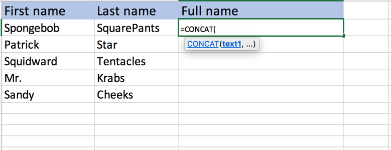 How to Use the CONCATENATE Function in Excel: 3 Easy Steps
