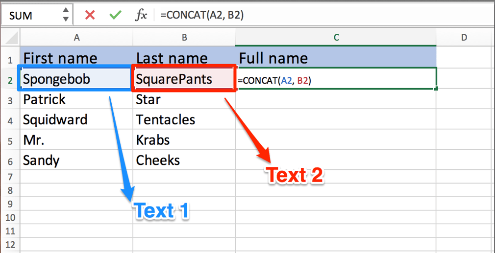 How To Use The Concatenate Function In Excel 3 Easy Steps