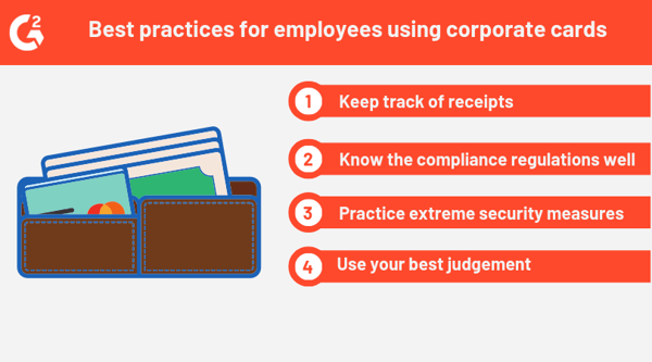 corporate credit cards best practices for employees