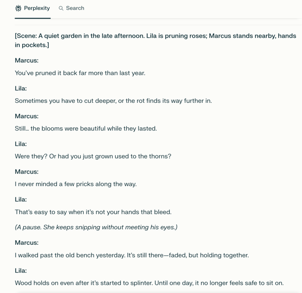 creative-writing-perplexity