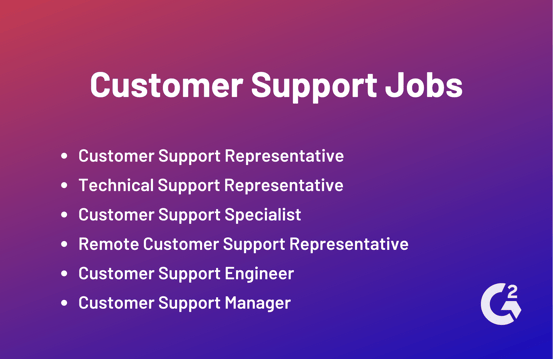 customer support jobs