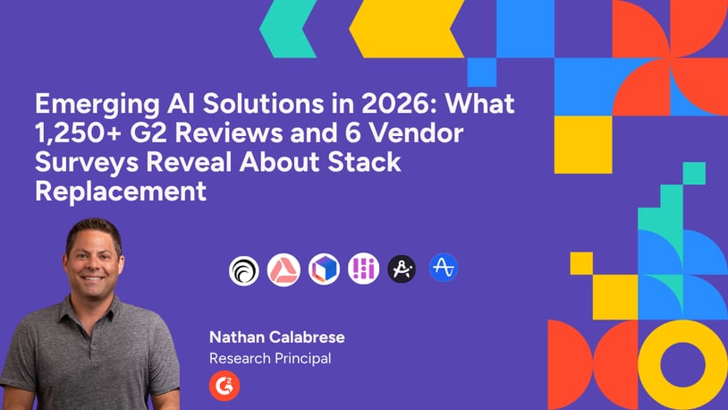 Emerging AI Solutions in 2026: What 1,250+ G2 Reviews and 6 Vendor Surveys Reveal About Stack Replacement