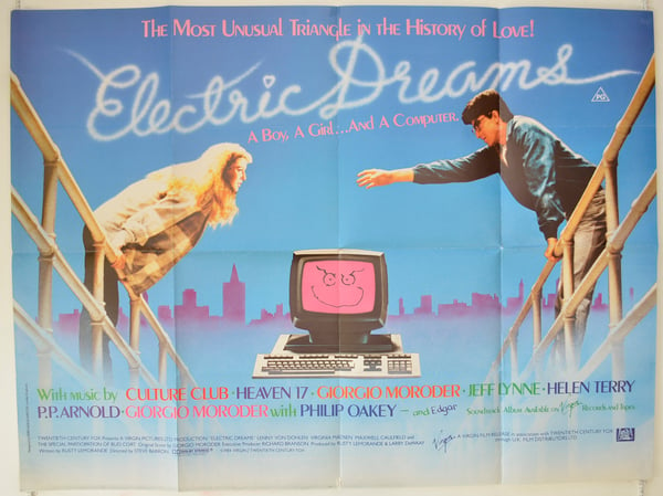 electric dreams movie poster