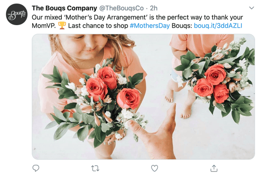 brand example using hashtags