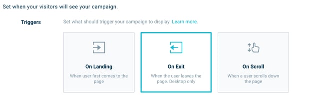 exit trigger example