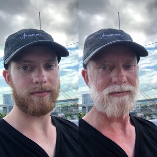 FaceApp's old age filter
