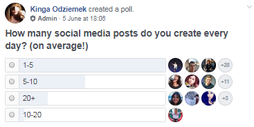 facebook group poll