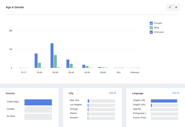 facebook analytics demographics