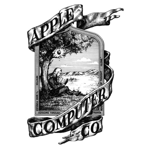 first apple logo