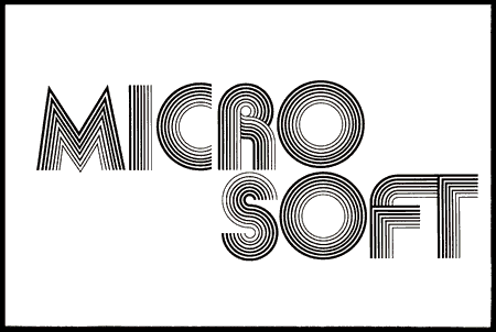 first microsoft logo