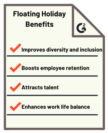 floating holiday benefits