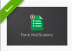 form notifications add on app 