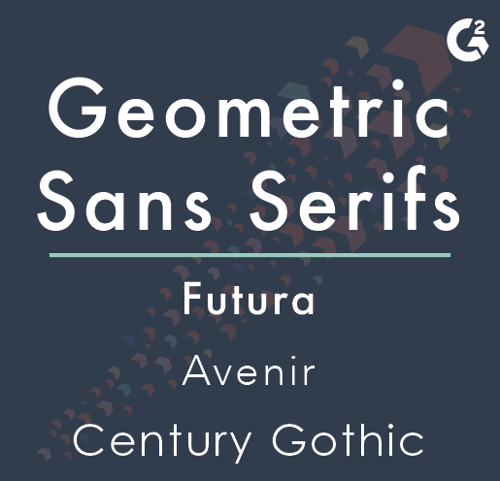 geometric sans serif examples
