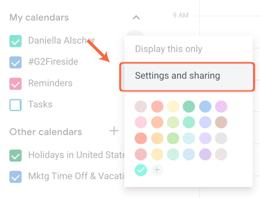 gsync it shared calendar not showing up on outlook