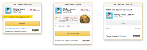 how to use Amazon Coins