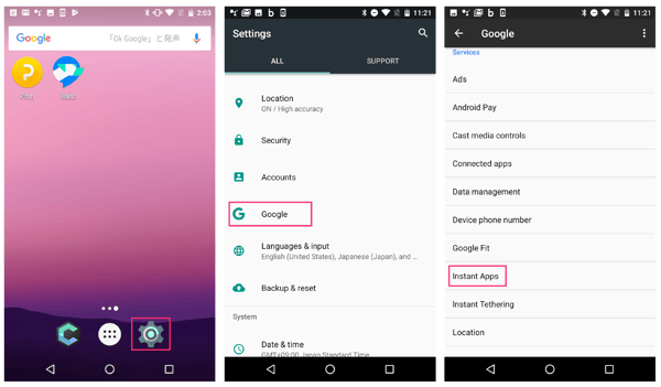 Google Play Instant provides a demo of Android games…