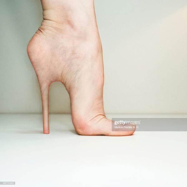 human skin heel