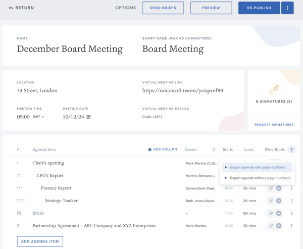 Board Intelligence