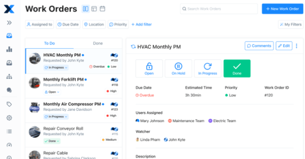 CMMS Software: MaintainX 