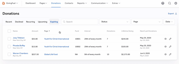 Fundraising software: GivingFuel