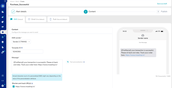 Marketing automation software: MoEngage