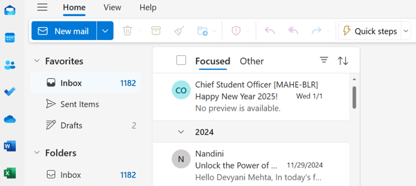 Email management software: Microsoft 365