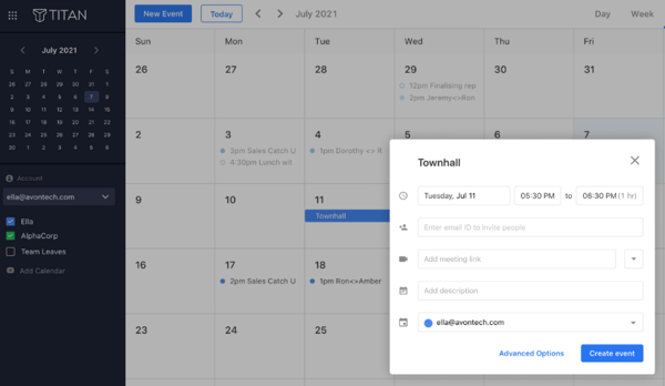 Email management software: Titan