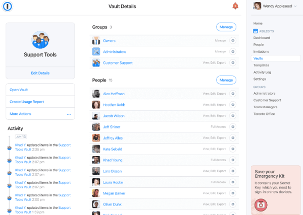Password managers: 1Password