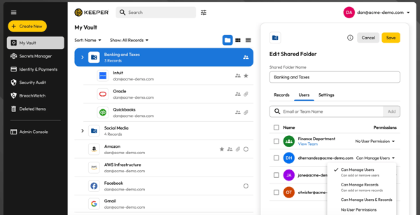 Keeper Password Manager