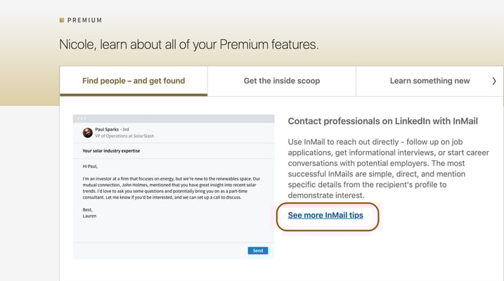 inmail explanation