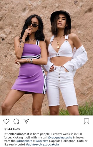 instagram influencer ad