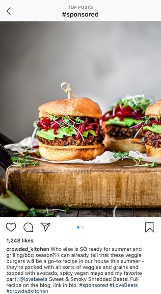 instagram sponsored hashtag