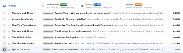 labels in Gmail