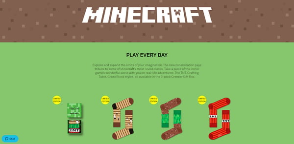 happy socks minecraft