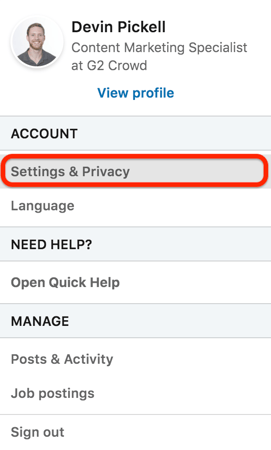 linkedin-settings-and-privacy