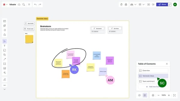 Lucid Visual Collaboration Suite diagramming interface